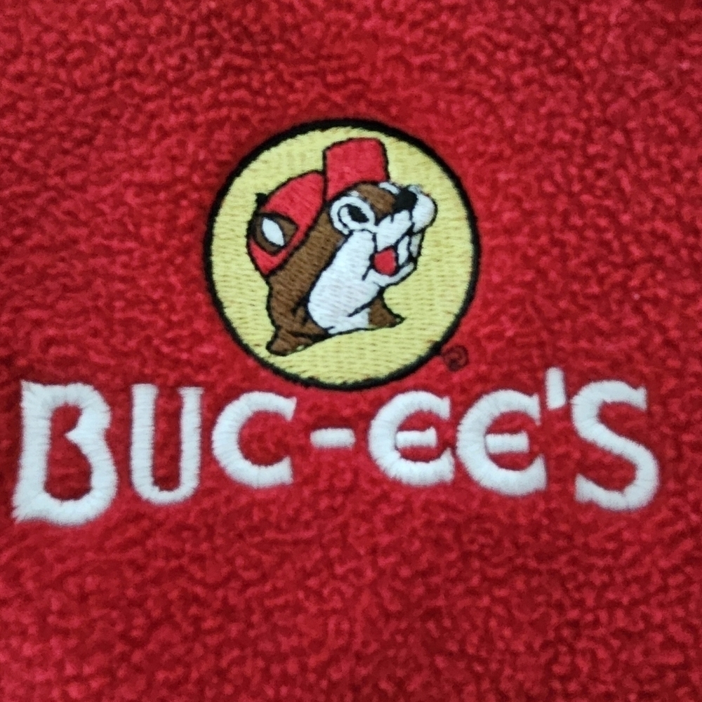 🌟Buc-ee's Mens Red Fleece Sweater Jacket XL🌟 - Picture 2 of 11